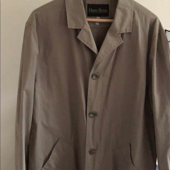 Harry Rosen Trench Coat - Picture 9 of 12
